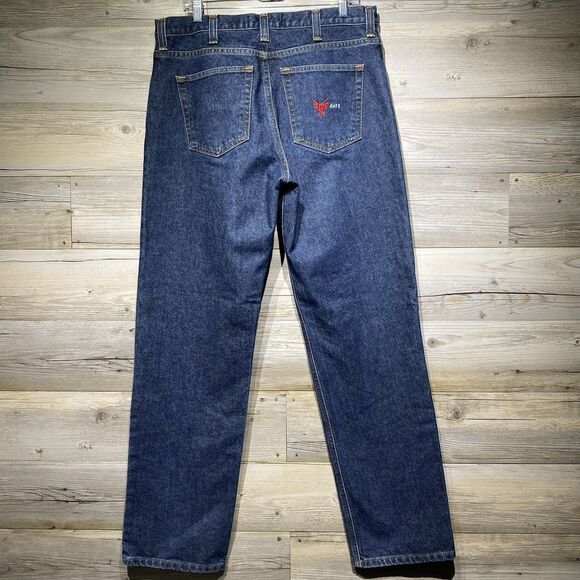 Drifire FR Jeans Men’s 36x34 Blue Denim CAT2 Fire Resistant Made in USA Workwear - Picture 2 of 8